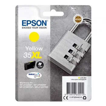 Tinteiro Epson 35XL Amarelo C13T35944010 - Alta Capacidade 20,3ml - Bluepixel Equipamentos e Serviços Informáticos Lda