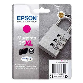 Tinteiro Epson 35XL Magenta 20,3ml — Alta Capacidade e Durabilidade - Bluepixel Equipamentos e Serviços Informáticos Lda