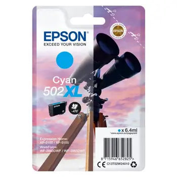 Tinteiro Epson 502XL Azul C13T02W24010 – Alta qualidade 6,4ml - Bluepixel Equipamentos e Serviços Informáticos Lda