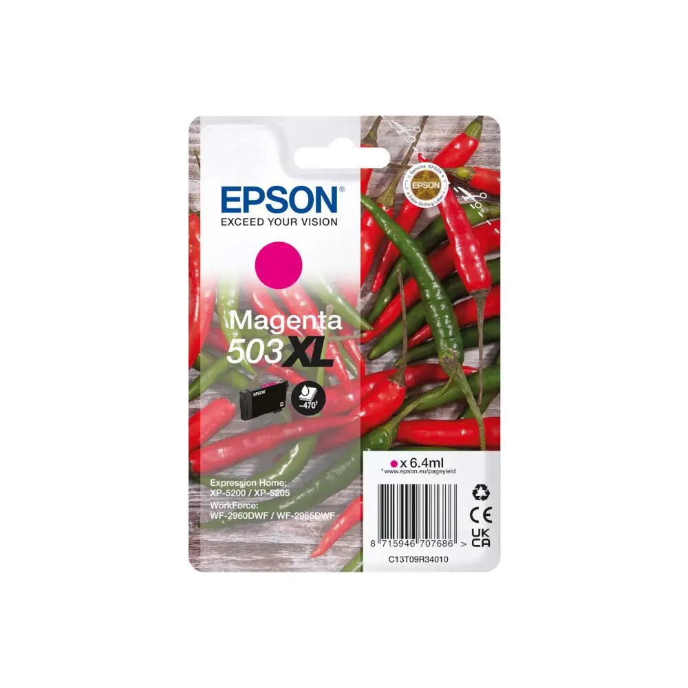 Tinteiro Epson 503XL Magenta – 6,4ml para até 470 páginas - Bluepixel Equipamentos e Serviços Informáticos Lda