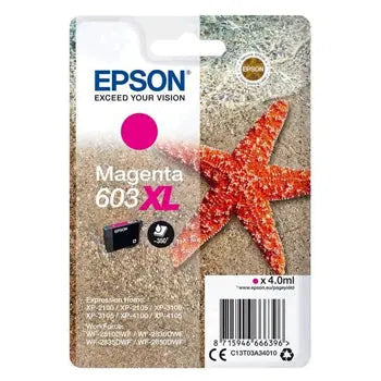 Tinteiro Epson 603XL Magenta C13T03A34010 4ml – Compatível e de Alta Qualidade - Bluepixel Equipamentos e Serviços Informáticos Lda