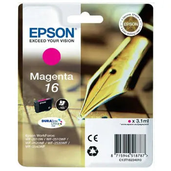 Tinteiro Epson Magenta 16 - C13T16234010, 3,3ml para Impressoras - Bluepixel Equipamentos e Serviços Informáticos Lda