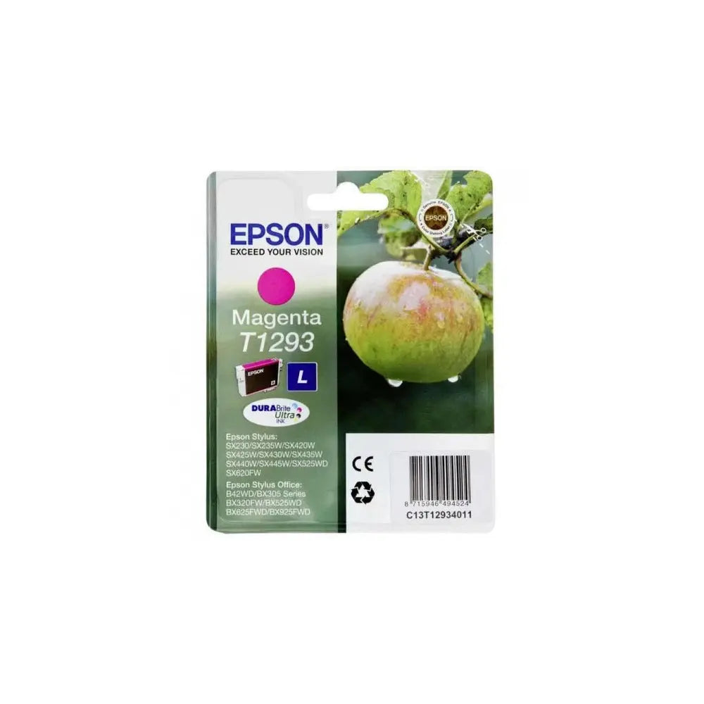 Tinteiro Epson T1293 Magenta 7ml – Compatível com 470 páginas - Bluepixel Equipamentos e Serviços Informáticos Lda