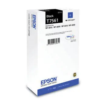 Tinteiro Epson T7561 Preto 50ml para Impressoras até 2500 páginas - Bluepixel Equipamentos e Serviços Informáticos Lda