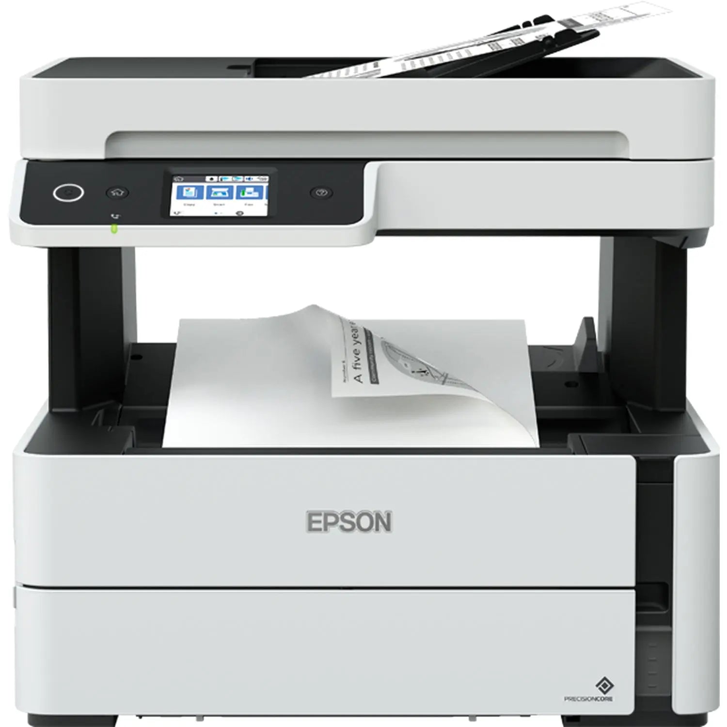 Impressora Epson EcoTank ET-M3180 MFP monocromática, multifuncional, com design espaçoso e confiável, jato de tinta para A4