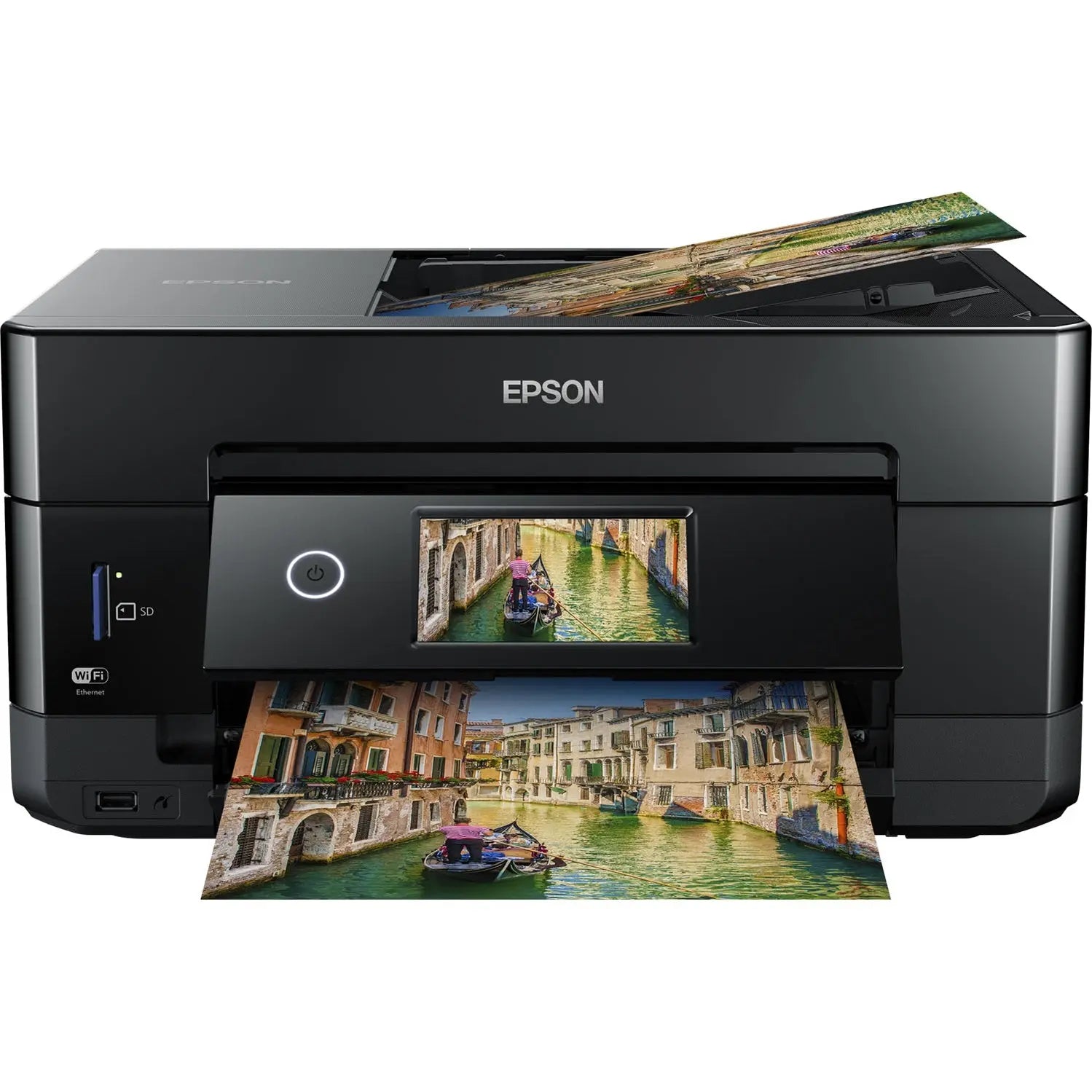 Impressora Epson Expression Premium XP-7100 Jato de Tinta Wi-Fi A4 colorida, multifuncional, exibida na imagem.