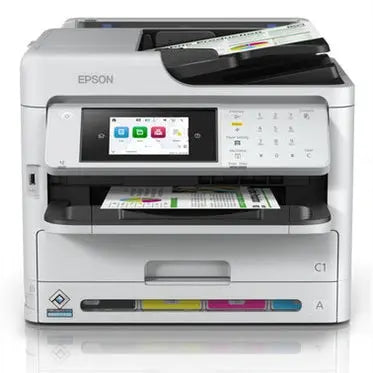 Impressora Epson WorkForce Pro WF-C5890DWF A4 com Wi-Fi, impressões rápidas até 25ppm, multifuncional jato de tinta.