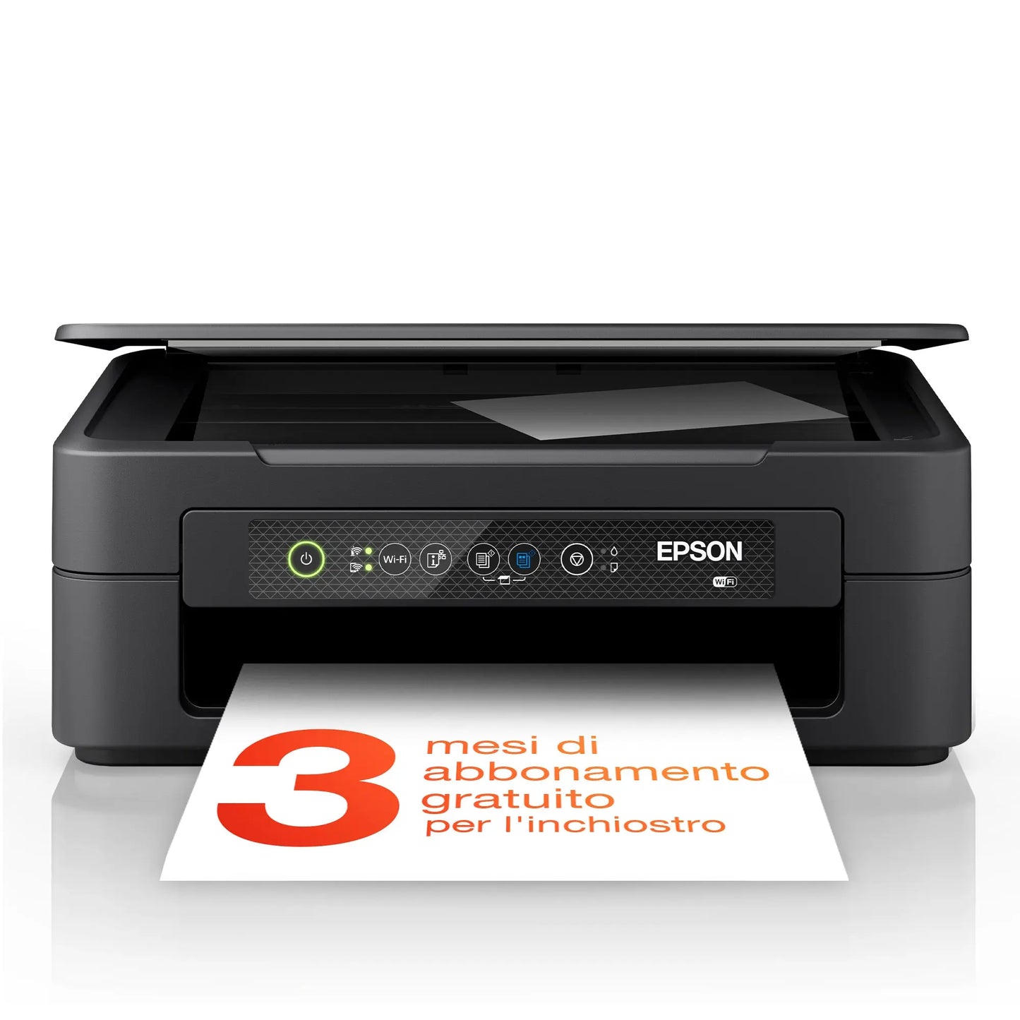 Impressora Epson XP-2200 multifuncional jato de tinta com Wi-Fi, conexão USB e bandeja de papel A4.