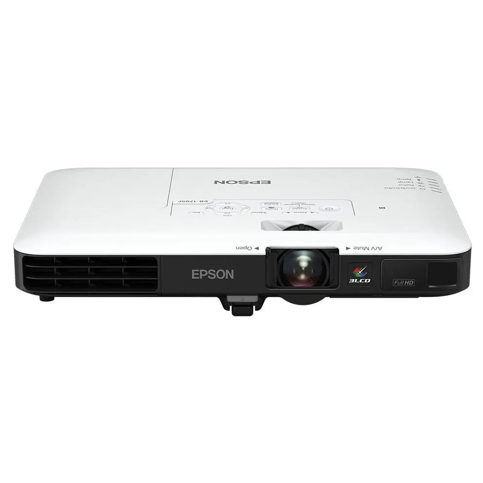 Projetor Epson EB-1795F Full HD com 3200 Lumens, design móvel, tecnologia 3LCD para uso corporativo.