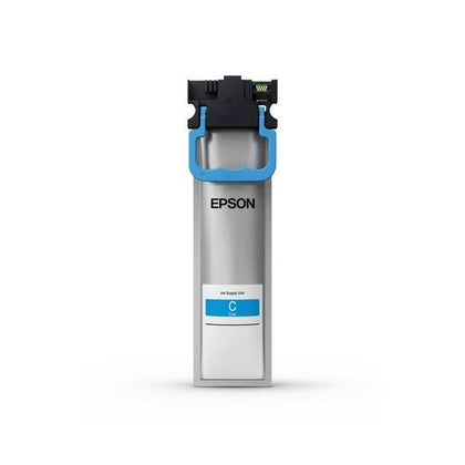 Cartucho de tinta cyan Epson WF-C53xx/WF-C58xx com capacidade para 3000 páginas, tinta de alta qualidade para impressoras Epson.