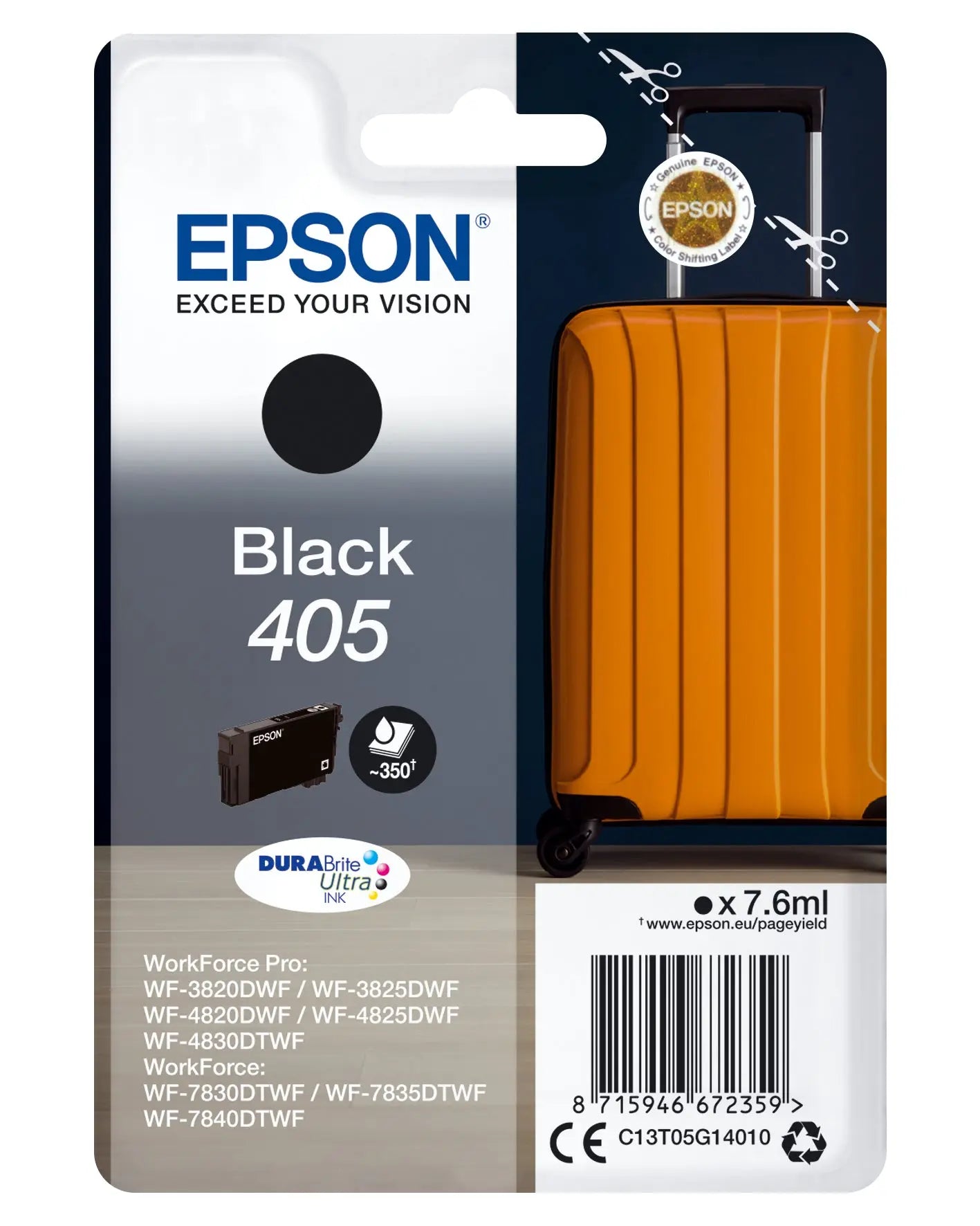 Tinta EPSON 4LB Black Ultra Durabrite Ink para Impressoras Epson