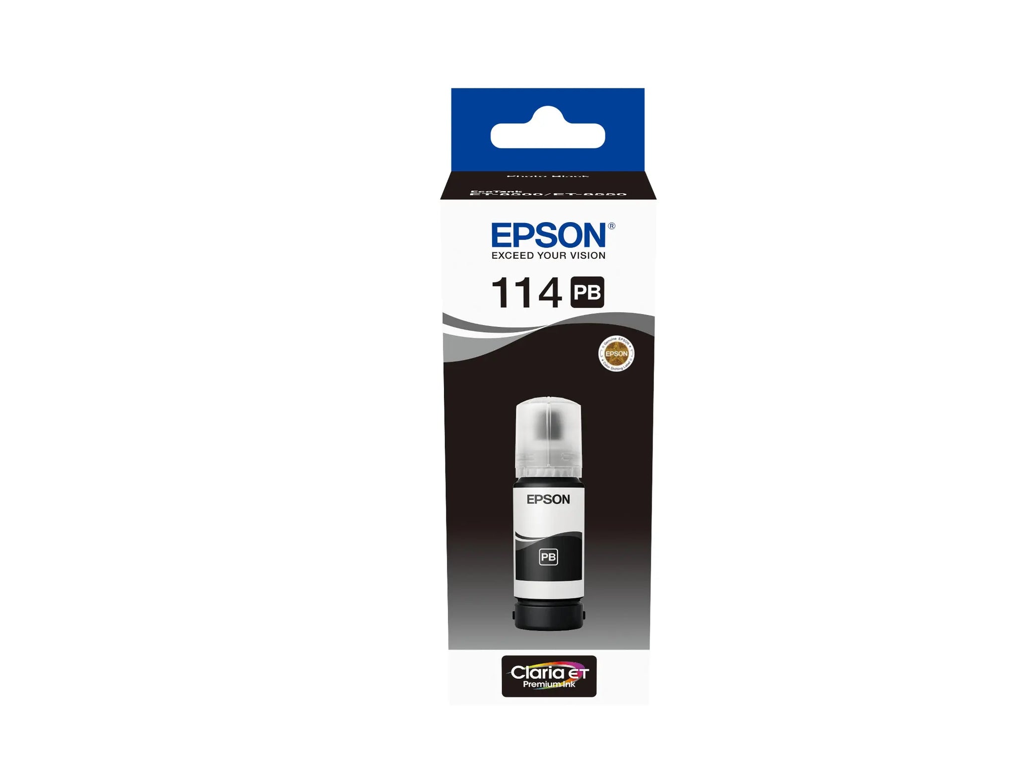 Tinta EPSON 5LB 114 EcoTank Photo Preta para Impressoras Epson