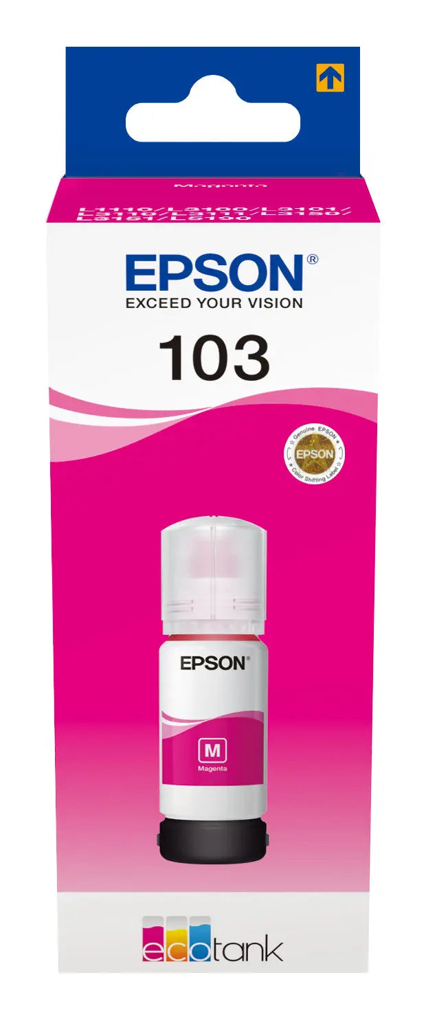 Tinta Magenta EPSON 1LB 103 EcoTank | Dose Local Epson