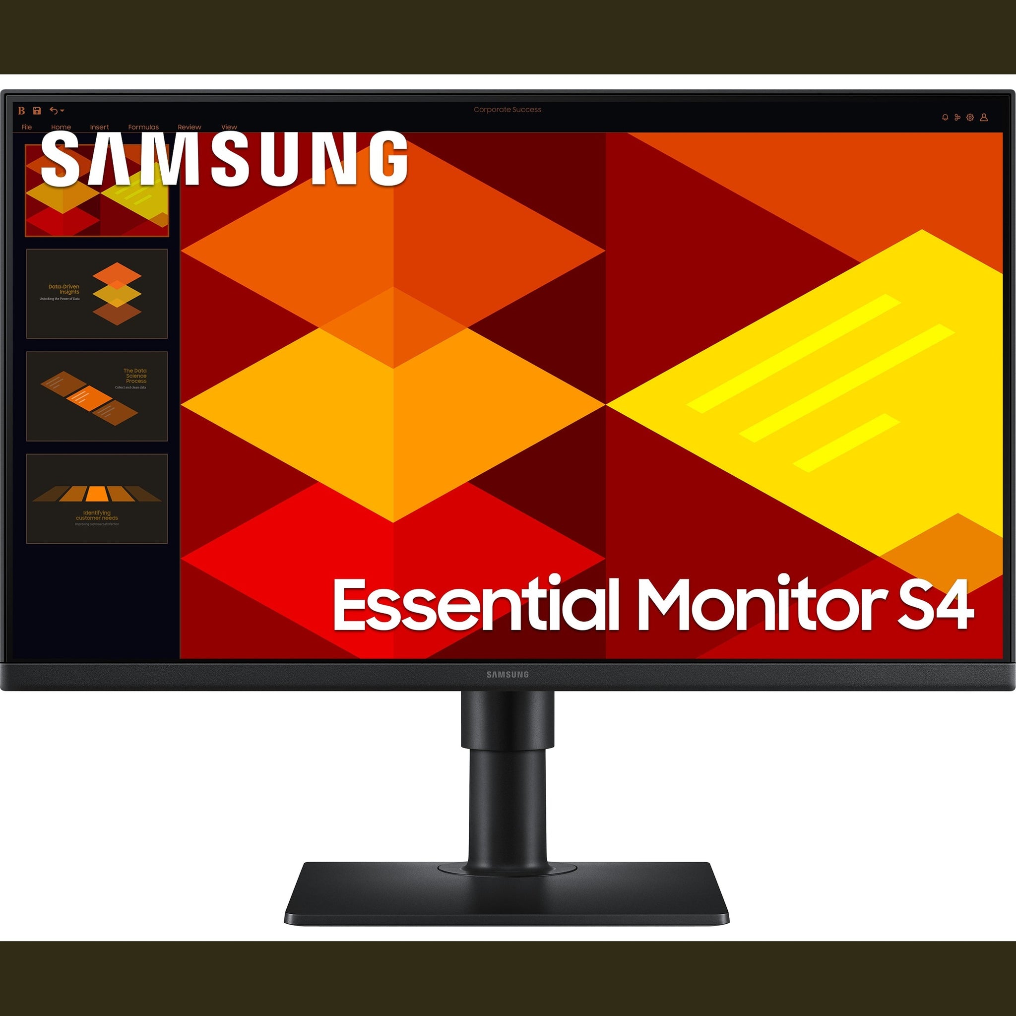 SAMSUNG LS24D400GAUXEN 24inch FHD IPS 16:9 100Hz 250cd/m2 5ms 1000:1 2xHDMI DP 1.2 HAS