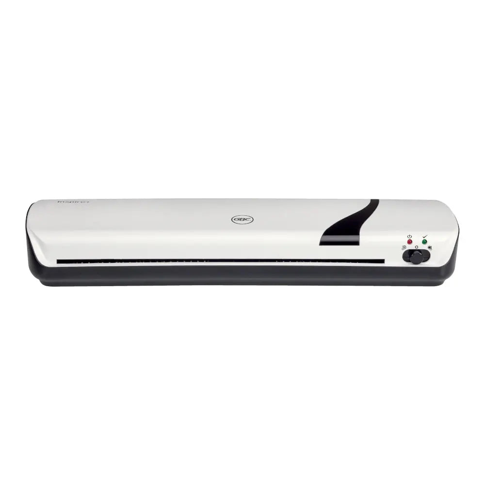 Plastificadora A3 GBC Inspire+ 125µm quente, branca, para plastificação de documentos e papéis em tamanho A3.