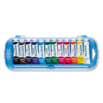 Bluepixel Equipamentos e Serviços Informáticos Lda | Guache Giotto Tubo 7,5ml - 12 Cores Primárias para Artes Giotto Guaches Infantis