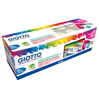 Bluepixel Equipamentos e Serviços Informáticos Lda | Guache Líquido Giotto Escolar 12 Cores + Pincel 25ml Giotto Guaches Infantis