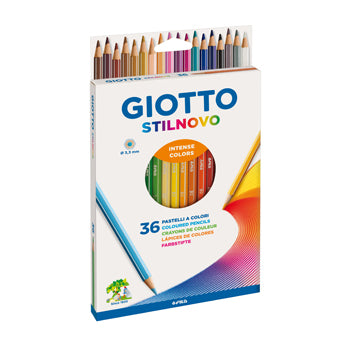 Bluepixel Equipamentos e Serviços Informáticos Lda | Lápis de Cor Giotto Stilnovo 36 un. - Caixa 18cm para Desenho Giotto Lápis