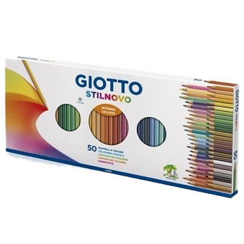 Bluepixel Equipamentos e Serviços Informáticos Lda | Lápis de Cor Giotto Stilnovo 50un 18cm - Caixa Cartão Giotto Lápis