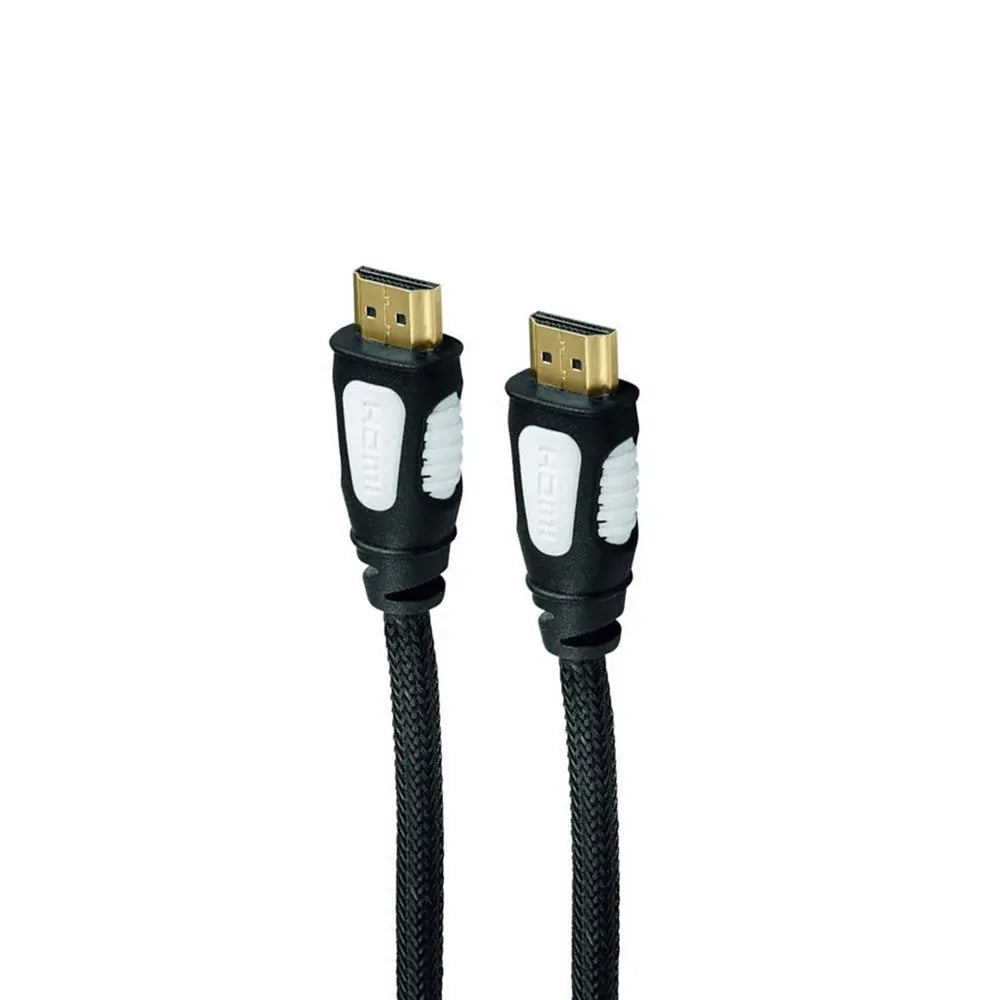 Cabo HDMI 4K 1,5m Hama, macho a macho com Ethernet, alta velocidade, conectores resistentes, ideal para transmissão de vídeo 4K