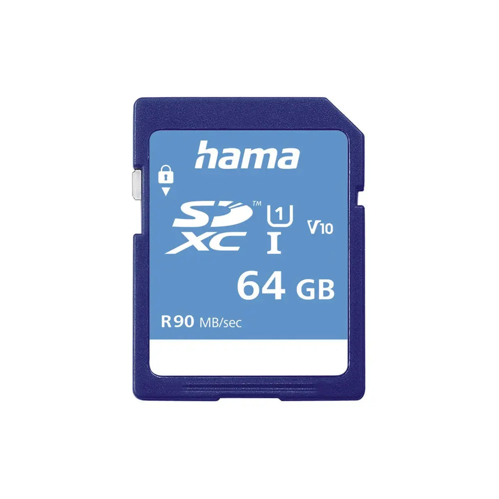 Cartão SDXC 64GB Hama Class 10 para Fotos e Vídeos - Bluepixel Equipamentos e Serviços Informáticos Lda