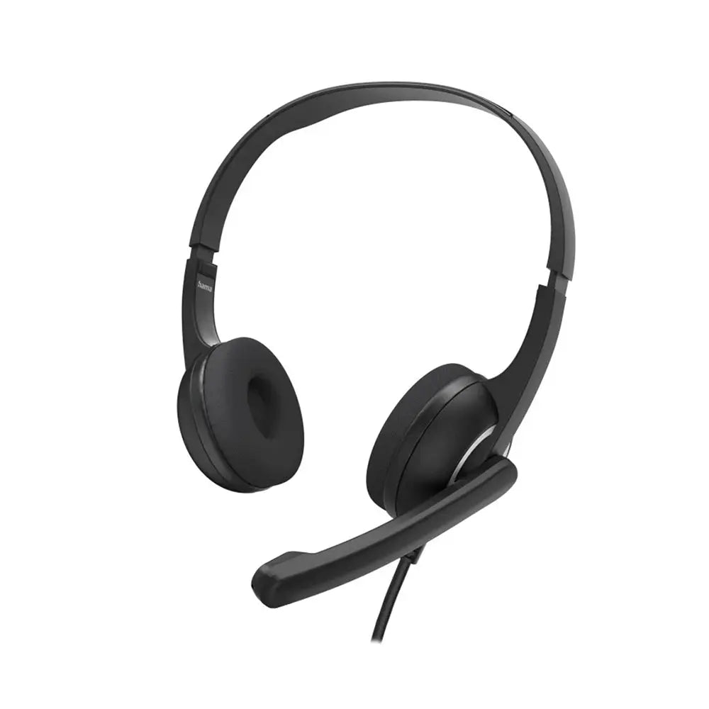 Headset Hama HS-P150 V2 Preto | Áudio de Qualidade e Conforto - Bluepixel Equipamentos e Serviços Informáticos Lda