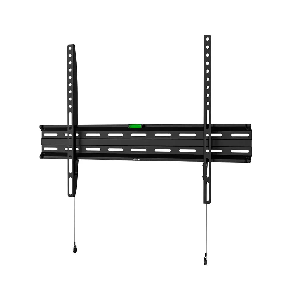 Suporte de parede fixo para TV Hama de 32 a 75 polegadas, até 40kg, mostrado instalado em uma parede.