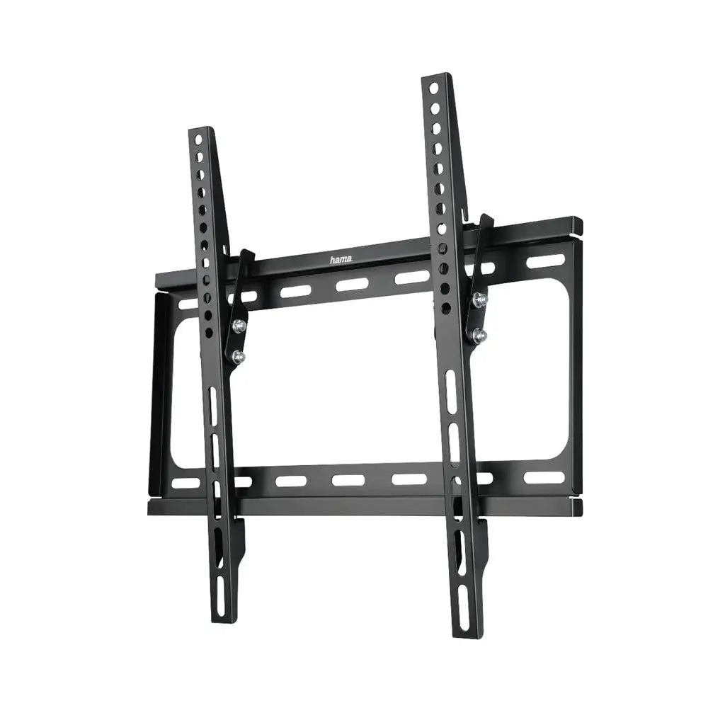 Suporte de parede Hama para TV 32-75 polegadas, inclinável e articulado, fixação segura e fácil instalação.