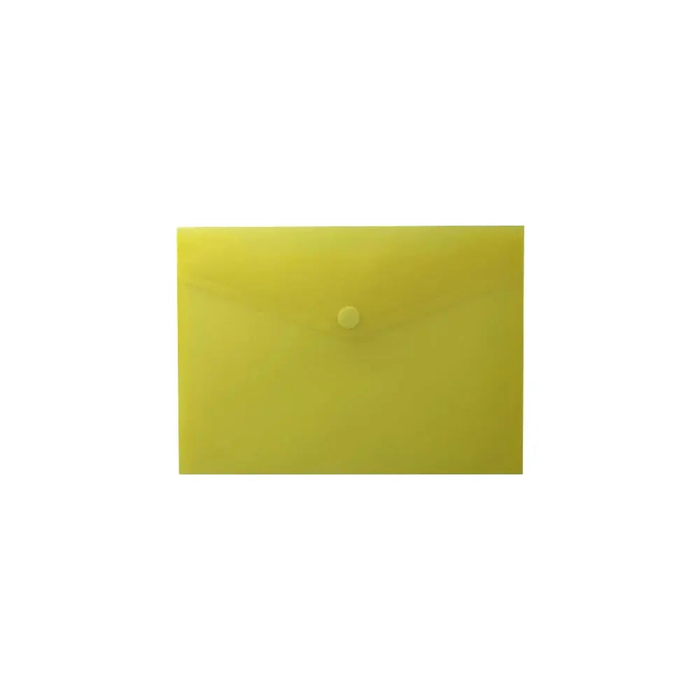 Bolsa envelope amarela da HFP com fecho de velcro, tamanho 250x180mm, feita de material durável e ideal para documentos A5.