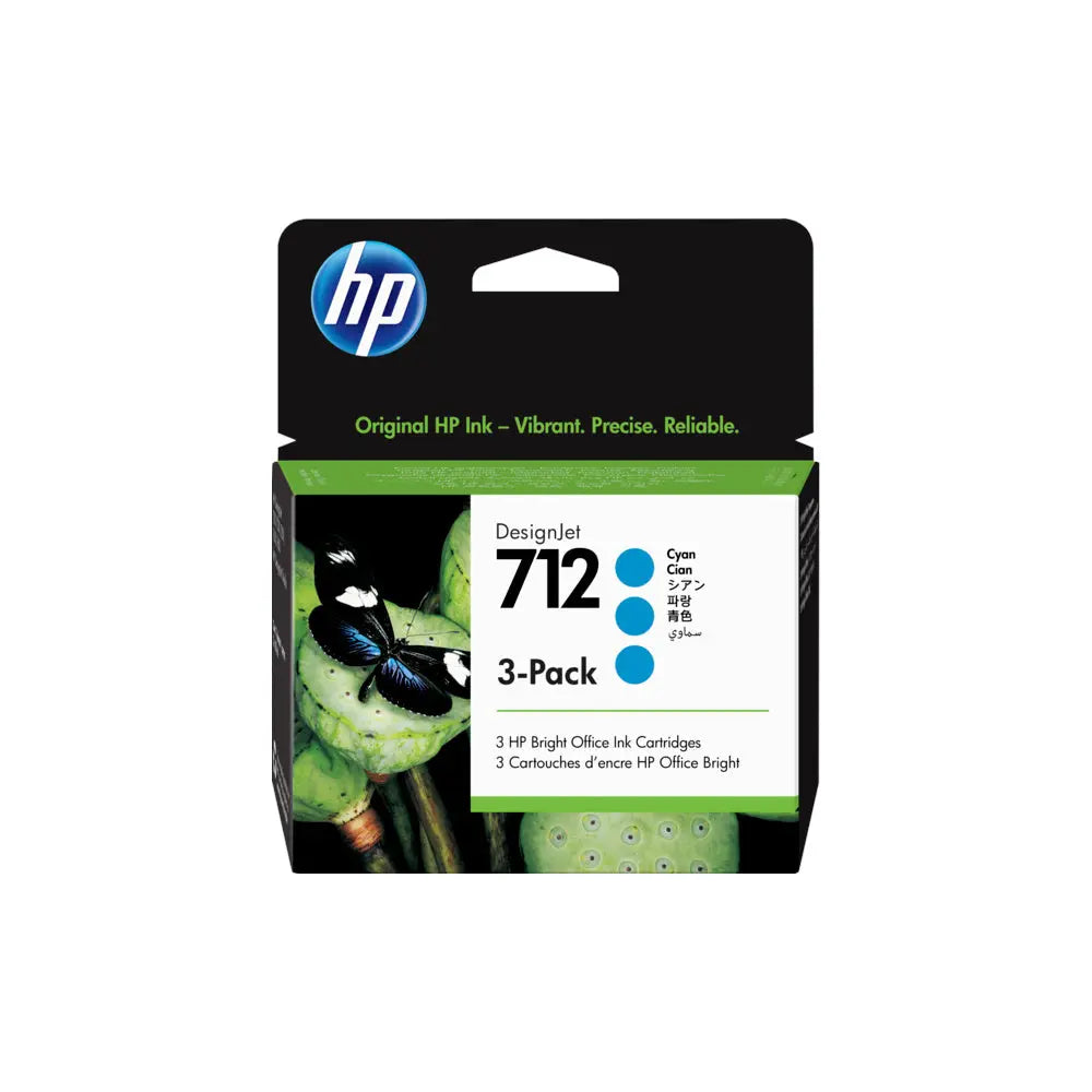 Pack de Tinteiros HP 712 Azul - 3 unidades, 29ml - Bluepixel Equipamentos e Serviços Informáticos Lda