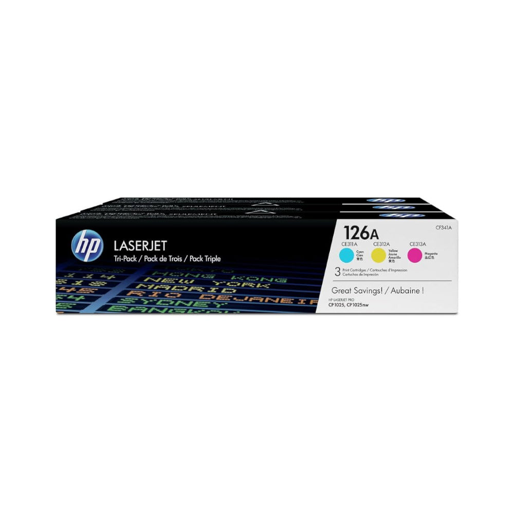 Pack de Toners HP 126A 3 Cores - Até 1000 páginas - Bluepixel Equipamentos e Serviços Informáticos Lda