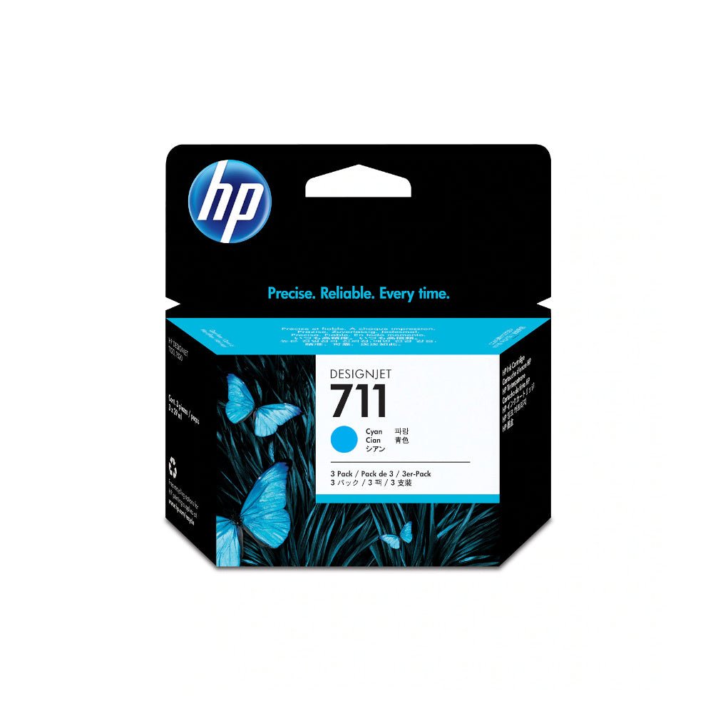 Pack Tinteiros HP 711 Azul CZ134A 29ml – 3 Unidades de Alta Qualidade - Bluepixel Equipamentos e Serviços Informáticos Lda