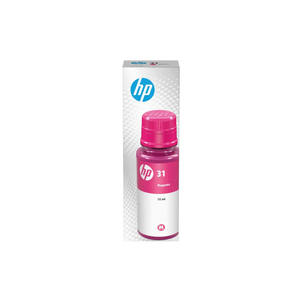 Tinteiro HP 31 Magenta original para impressoras HP, 70ml, até 8000 páginas, compatível com impressoras HP.