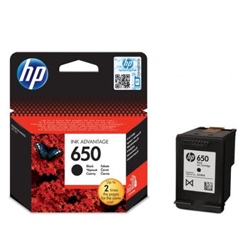 Tinteiro HP 650 Preto CZ101A - 6,5ml para 360 páginas - Bluepixel Equipamentos e Serviços Informáticos Lda