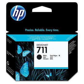 Tinteiro HP 711 Preto CZ129A de 38ml, compatível, de alta qualidade, para impressoras HP, em embalagem original.