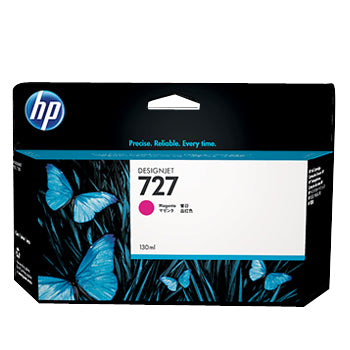 Tinteiro HP 727 Magenta original para impressoras HP, 130ml, compatível com impressoras HP, marca HP.