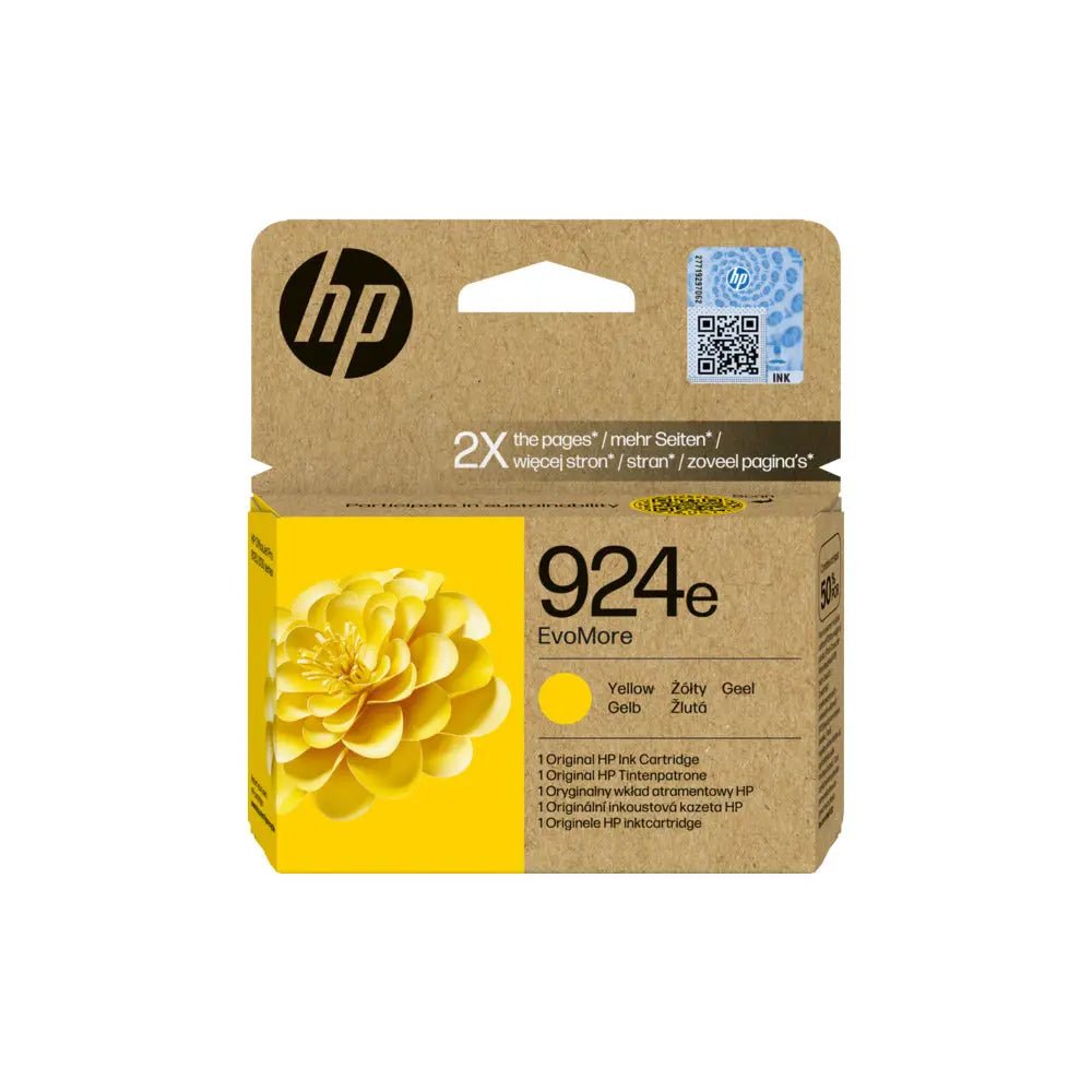 Tinteiro HP 924E Amarelo 4K0U9N - Alta Capacidade para Impressoras - Bluepixel Equipamentos e Serviços Informáticos Lda