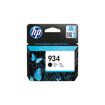 Tinteiro HP 934 Preto HP Originais, 10ml, compatível para impressoras, até 400 páginas.