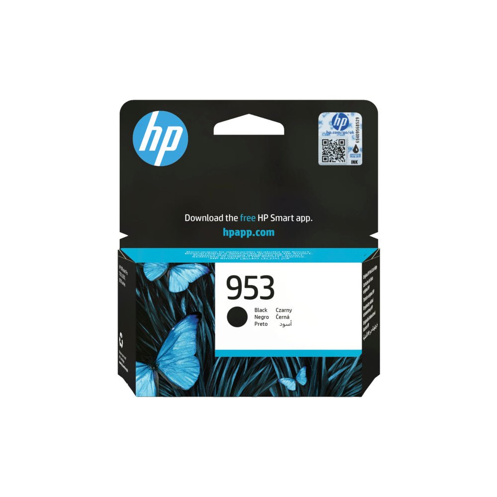 Tinteiro HP 953 Preto HP original, 24ml para impressoras com capacidade de até 1000 páginas, compatível com impressoras HP