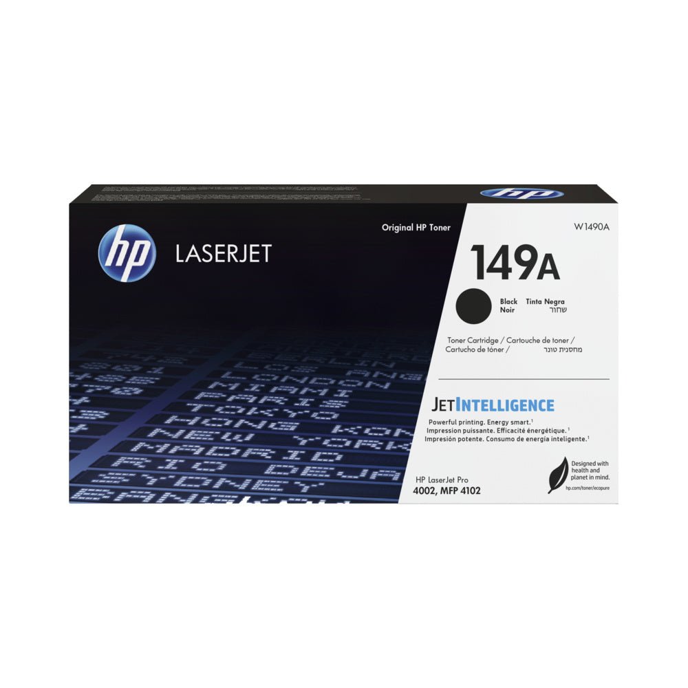 Toner preto HP 149A W1490A de alta capacidade para impressora HP, imprime até 2900 páginas, original HP.