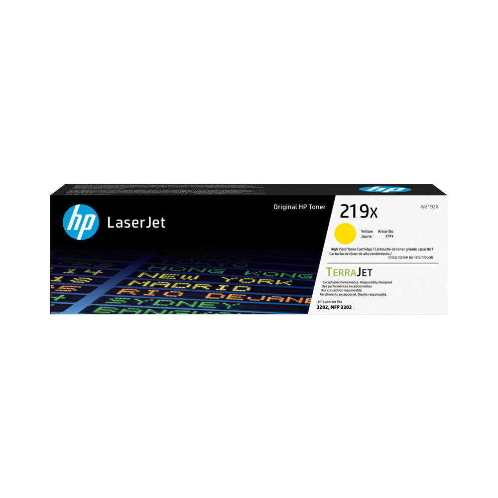 Toner HP 219X Amarelo W2192X - Alta Capacidade para Impressoras - Bluepixel Equipamentos e Serviços Informáticos Lda