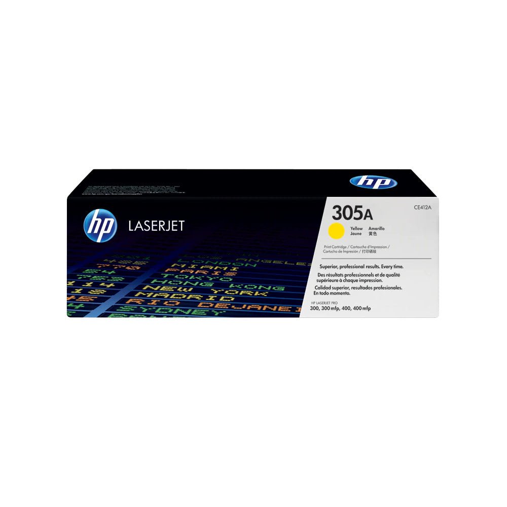 Toner HP 305A Amarelo CE412A – Alta Performance para Impressoras - Bluepixel Equipamentos e Serviços Informáticos Lda