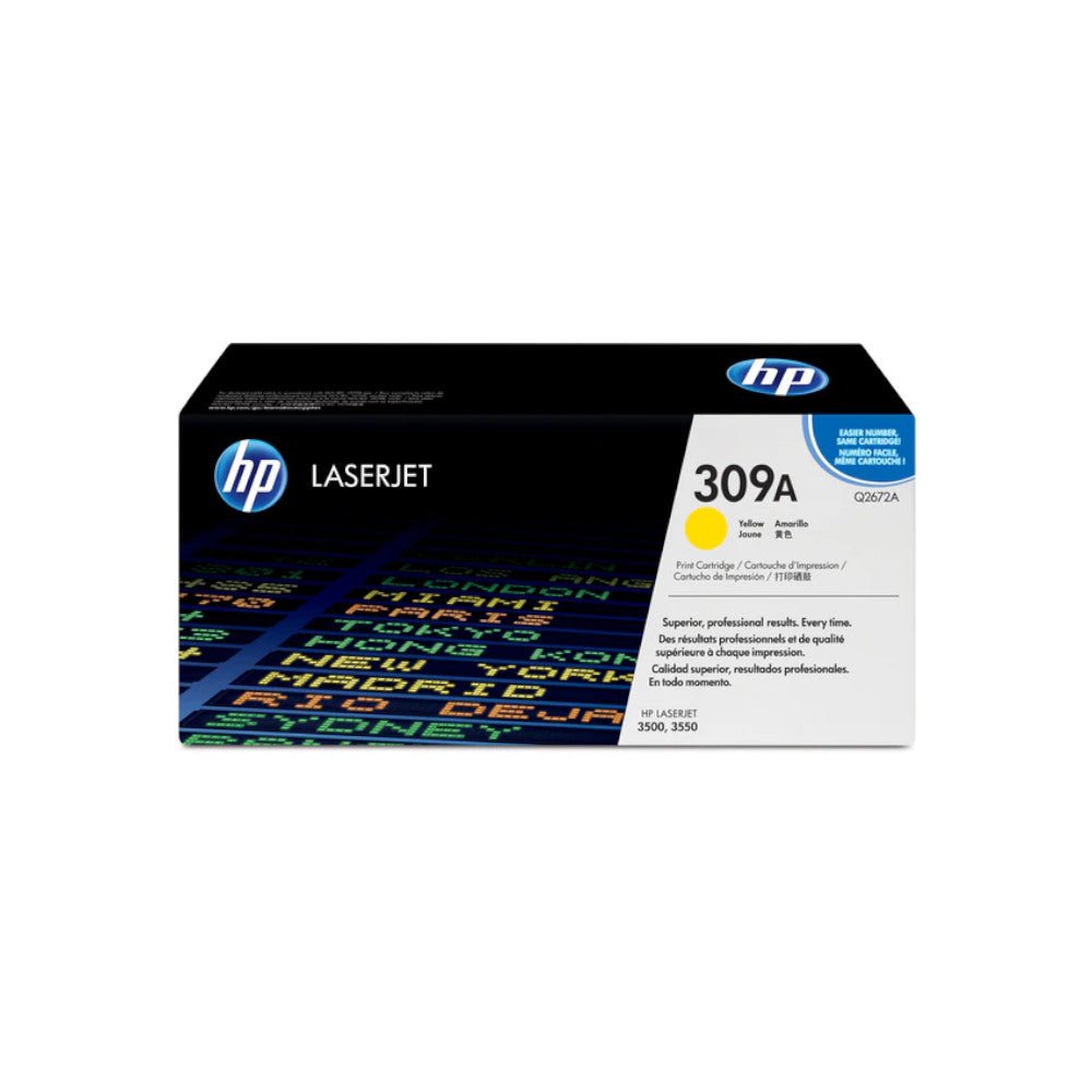 Toner HP 309A Amarelo Q2672A - 4000 páginas | Refil e Alta Qualidade - Bluepixel Equipamentos e Serviços Informáticos Lda