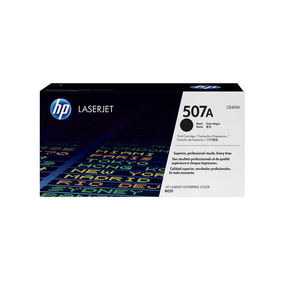Toner HP 507A Preto CE400A - Alta Performance e 5500 Páginas - Bluepixel Equipamentos e Serviços Informáticos Lda