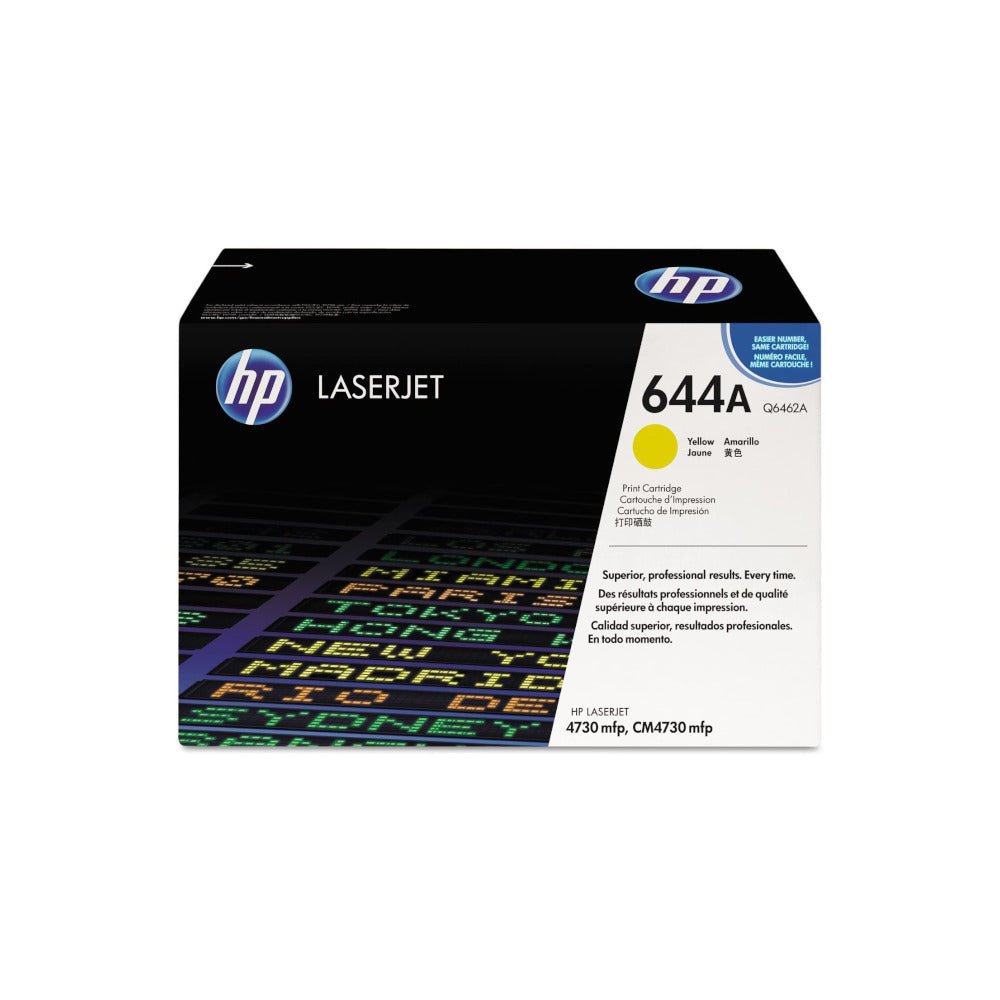 Toner HP 644A Amarelo Q6462AC – 12.000 páginas - Bluepixel Equipamentos e Serviços Informáticos Lda