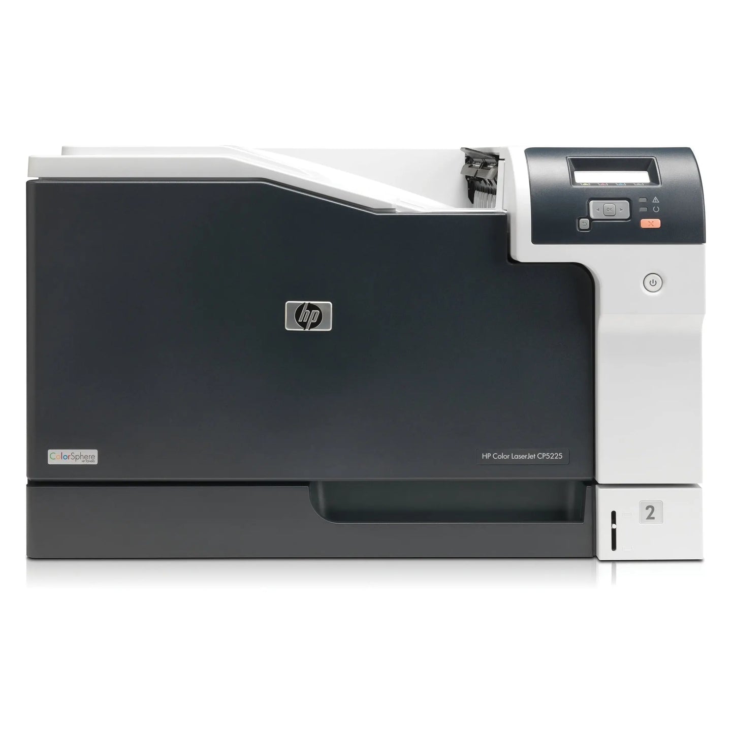 Impressora HP Color LaserJet CP5225dn A3 com funções duplex, Wi-Fi e LAN, impressora a laser colorida de alta velocidade.