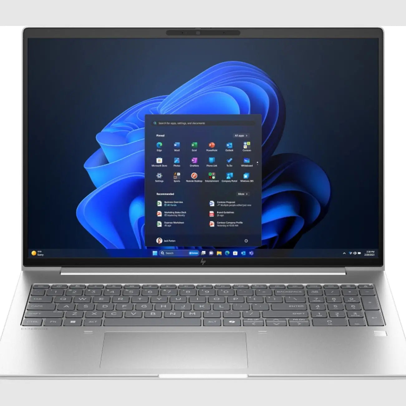 Laptop HP EliteBook 16 polegadas com processador Intel Core i7, 16GB de RAM, SSD de 1TB e Windows 11 Pro, para empresas