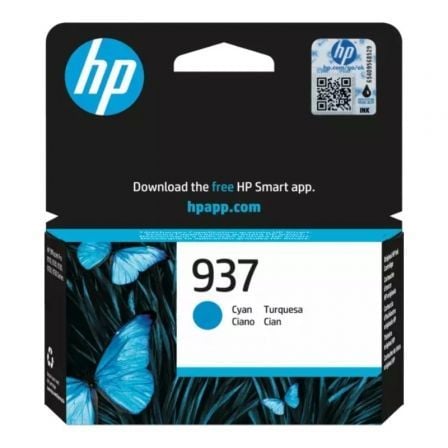 Cartucho de Tinta Cyan HP 937 Original para Impressora