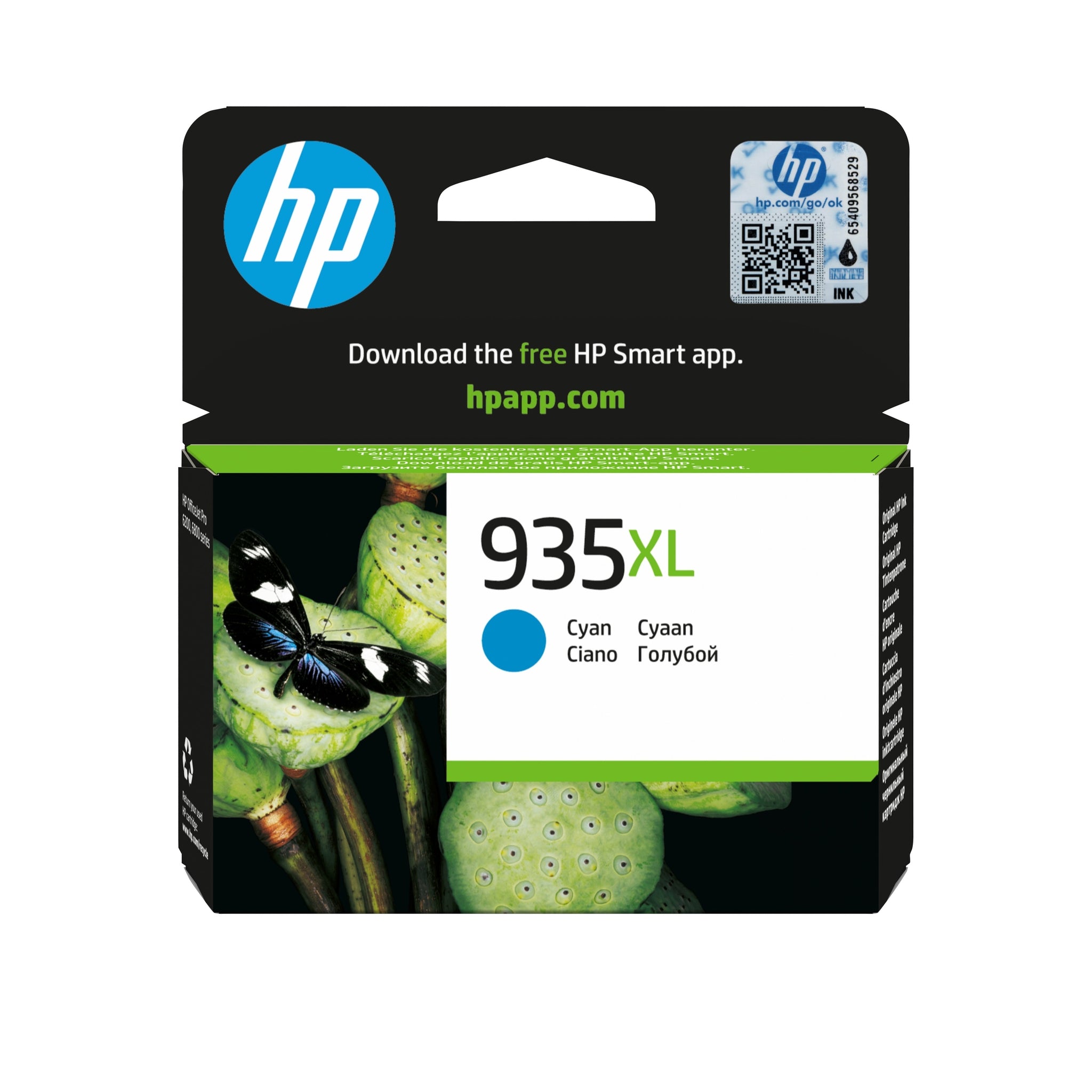 HP 935XL original Ink cartridge C2P24AE BGY cyan high capacity 825 pages 1-pack HP