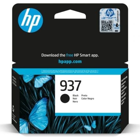 Cartucho de Tinta Preto HP 937 Original para Impressora